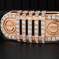 Nocturne Elite Bracelet in Black Enamel with Diamond Crest