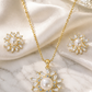 Sunburst Necklace & Earrings Set