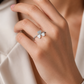 Pearl Butterfly Heart Open Ring