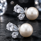 Pearl Butterfly Earrings