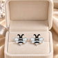 Black White Bee Earrings