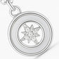 925 Silver Star Compass Pendant Necklace for Women – Trendy CZ Charm Chain Design
