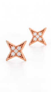 Geometric Star Earrings Set – 3 Pairs - Aaryahi Silver jewellery product photo