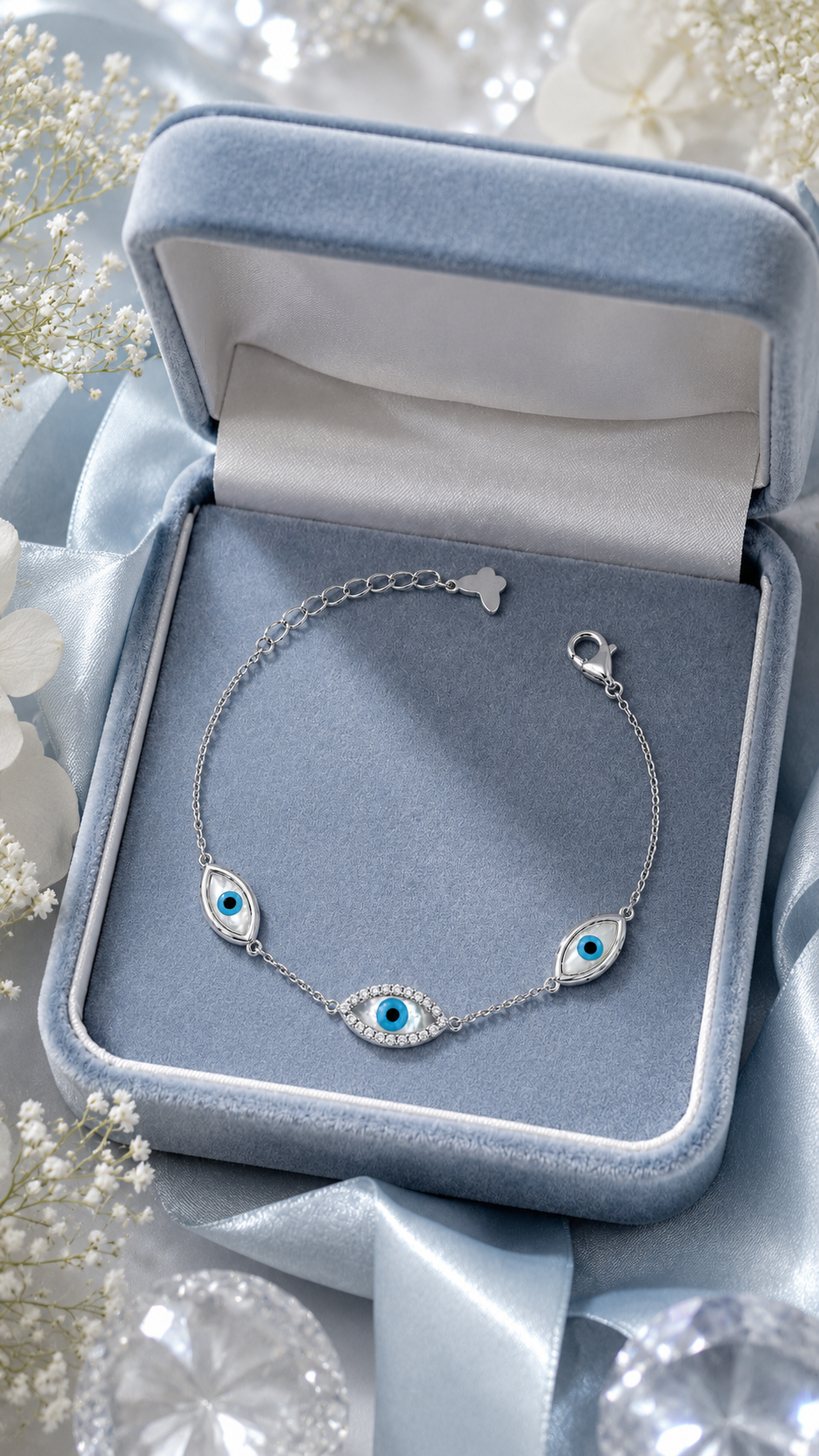 Triple Evil Eye Bracelet
