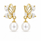 Butterfly Pearl Earrings