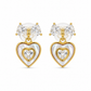 Bow & Heart Earrings