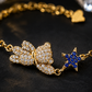 Butterfly & Blue Star Bracelet