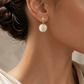 Moon & Star Pearl Earrings