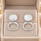 Pearl Oval Earrings