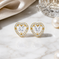 Heart Halo Earrings