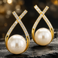 Infinity Pearl Earrings