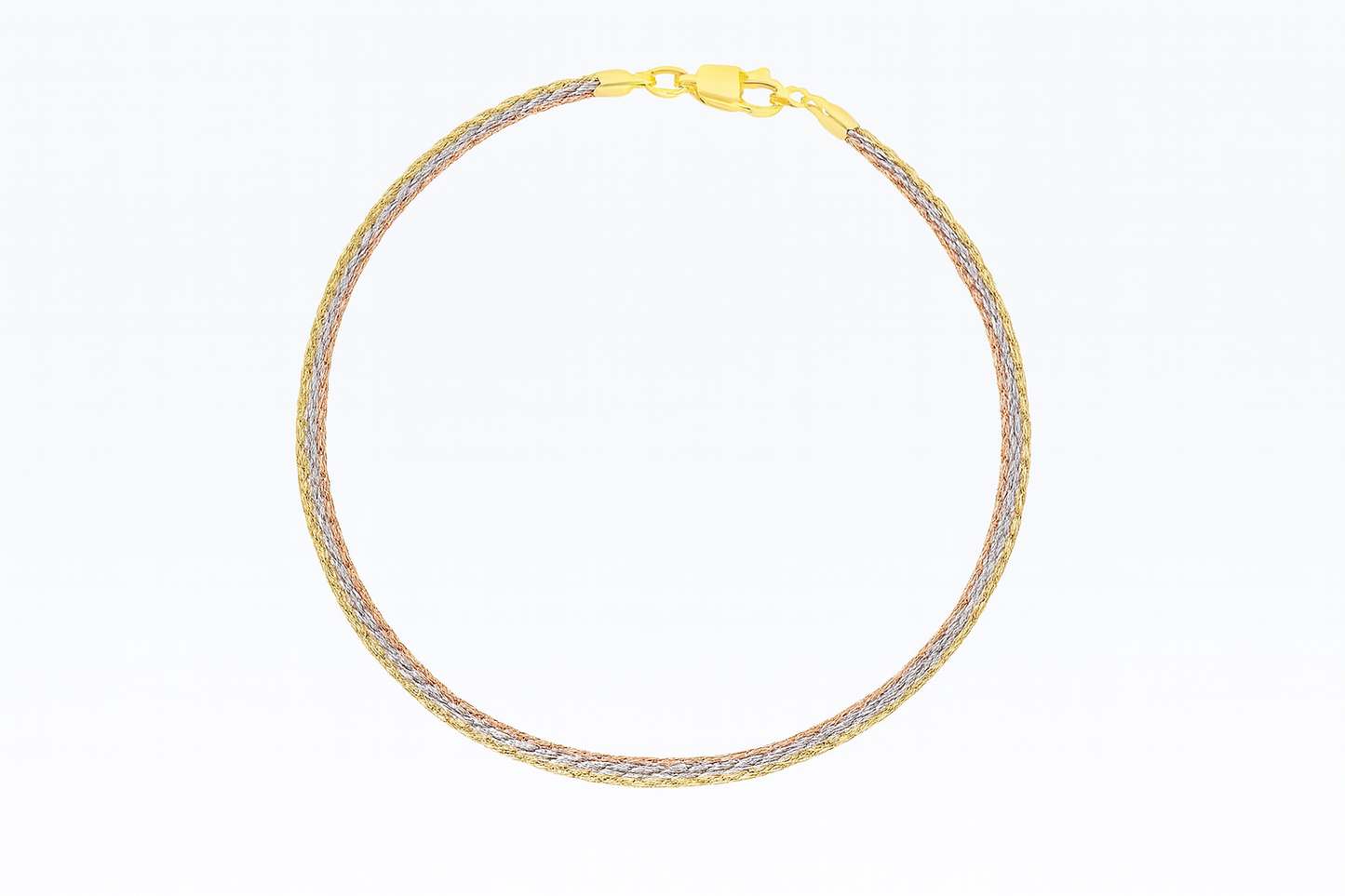 Elegant Tri Color Multi Layer Rope Anklet for Women & Girls | Daily Wear Adjustable Comfort Fit Anklet