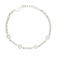 Elegant Zircon Charm Chain Bracelet for Women