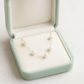 Gold Plated Pearl Chain Necklace for Women – Elegant Minimal Jewelry