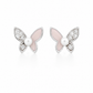 Black & White Butterfly Earrings