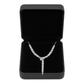 925 Silver Modern Y-Shaped Geometric Necklace for Women – Contemporary Statement Jewelry