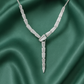 925 Silver Modern Y-Shaped Geometric Necklace for Women – Contemporary Statement Jewelry