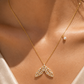 Butterfly Wing Crystal Necklace