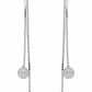 Double Ball Chain Drop Earrings