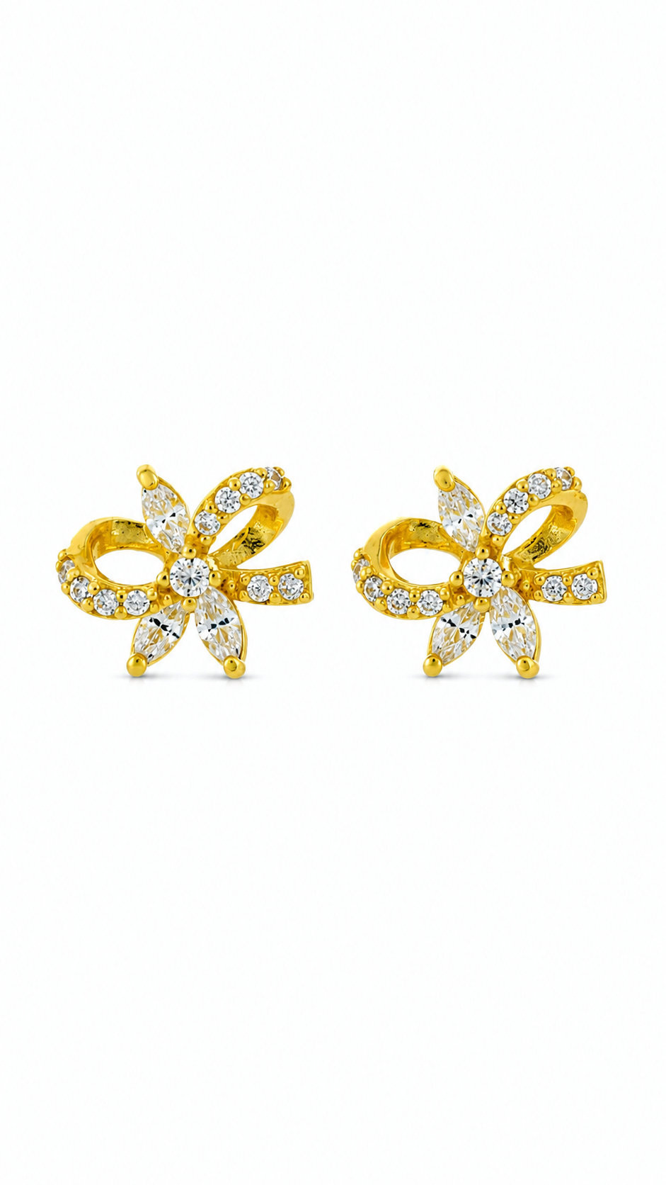 Bow & Floral Earrings