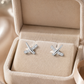 Minimalist Cross Earrings