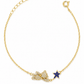 Butterfly & Blue Star Bracelet