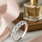 Marquise Cluster 925 Silver Band Ring with Sparkling Zircon Stones