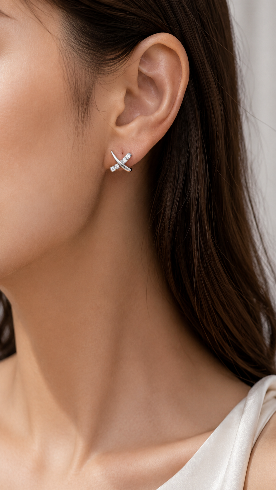 Minimalist Cross Earrings