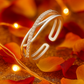 Elegant Adjustable Silver Zircon Ring for Women – Stylish Open Design Finger Ring for Daily & Party Wear