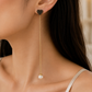 Teddy Bear & Heart Chain Earrings