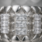 Luxury Silver Plated Statement Ring for Women – Elegant Baguette Zircon Wide Band Finger Ring