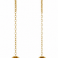 Long Chain Floral Ball Earrings