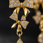 Bow Teardrop Earrings