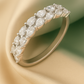 Classic Silver Zircon Eternity Band Ring for Women – Elegant Sparkling Finger Ring for Daily & Party Wear