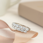 Classic Silver Zircon Eternity Band Ring for Women – Elegant Sparkling Finger Ring for Daily & Party Wear