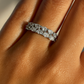 Classic Silver Zircon Eternity Band Ring for Women – Elegant Sparkling Finger Ring for Daily & Party Wear