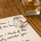 Radiant 925 Silver Cushion-Cut Solitaire Ring for Women – Three Stone CZ Engagement & Party Wear Ring