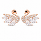 Swan Marquise Earrings