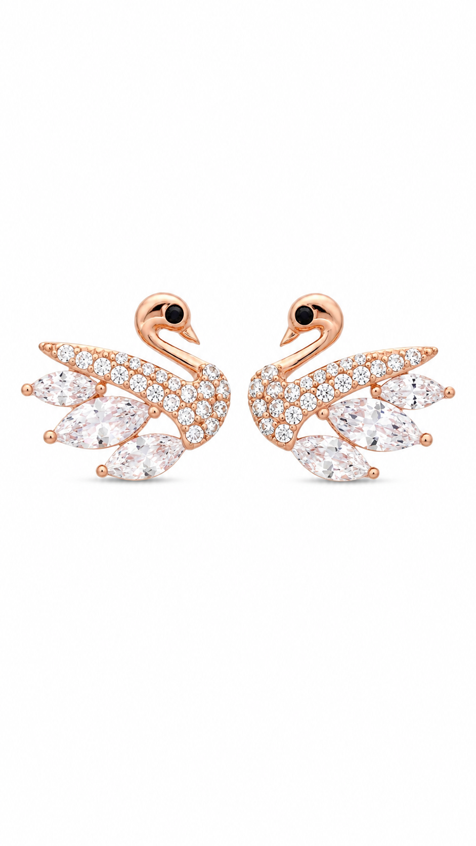 Swan Marquise Earrings