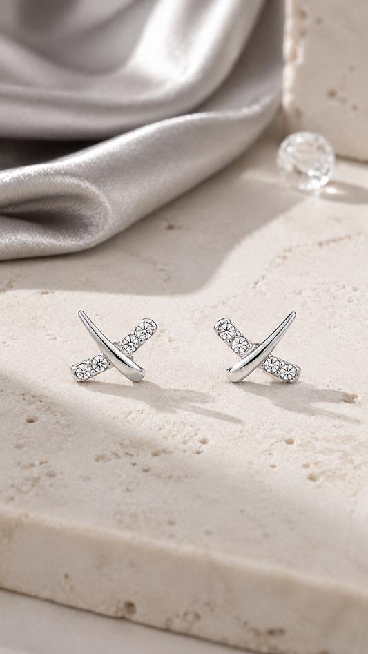 Minimalist Cross Earrings