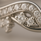 Wave Design Zircon Ring for Women 925 Silver Finish Elegant Stylish Finger Ring