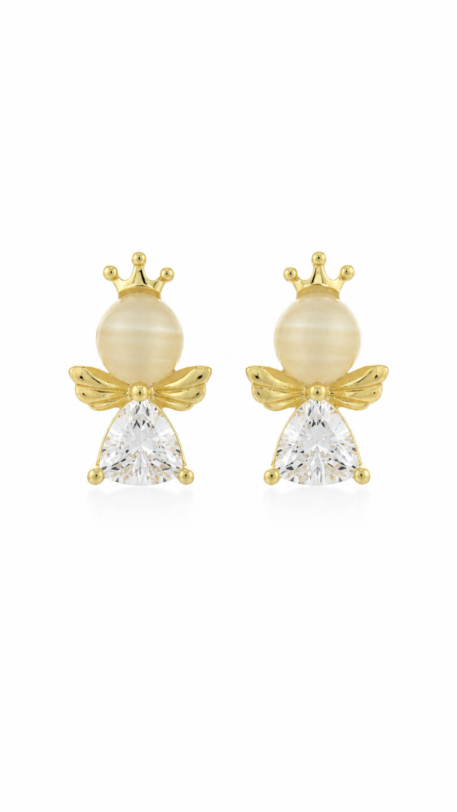 Crown Bow Earrings