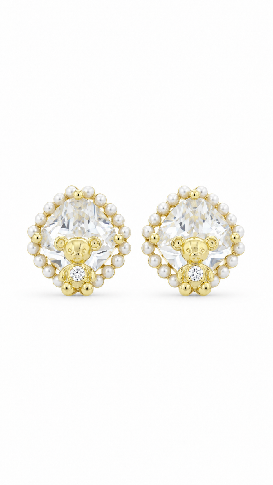 Teddy Bear Earrings