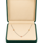 925 Silver Tricolor Beaded Chain Necklace for Women – Elegant Daily Wear Jewelry