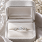 Round Solitaire Infinity Twist Ring