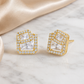 Geometric Square Earrings