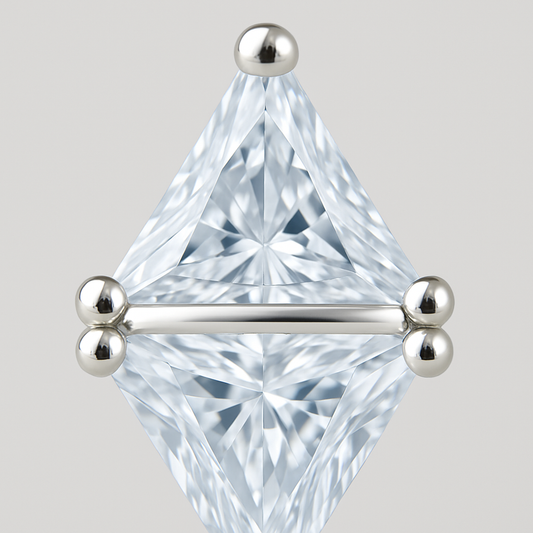 Dual-Triangle Cut Earrings