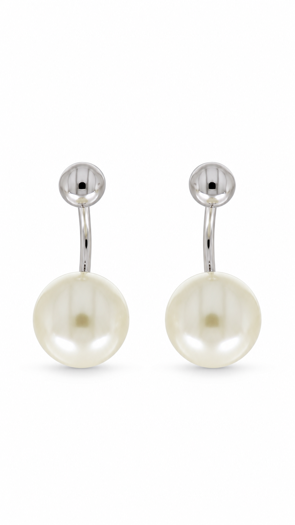 Silver Pearl Earrings