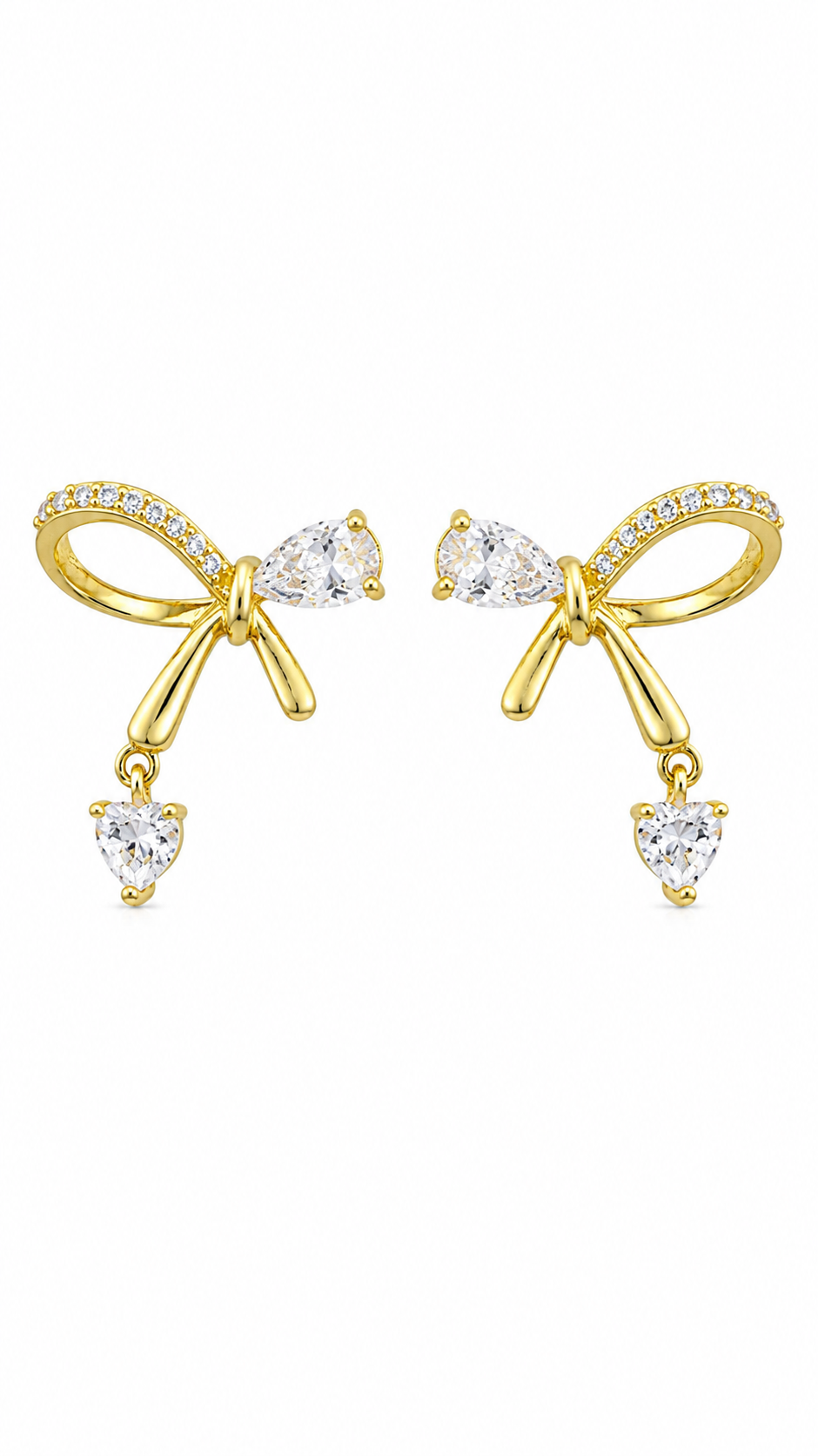 Heart-Cut Earrings
