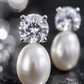 Round & Oval Pearl Earrings